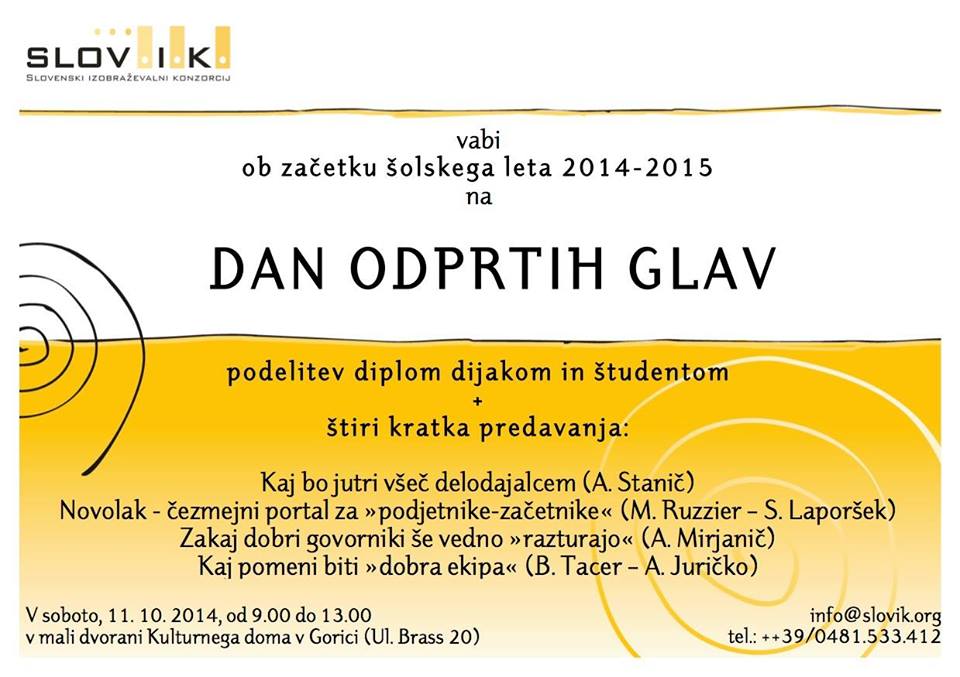 Dan odprtih glav - SLOV.I.K