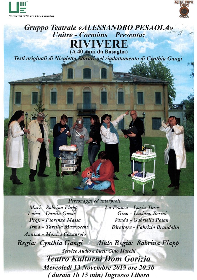 Rivivere ( a 40 anni da Basaglia) - Zaživeti ( po 40 letih Basaglie)