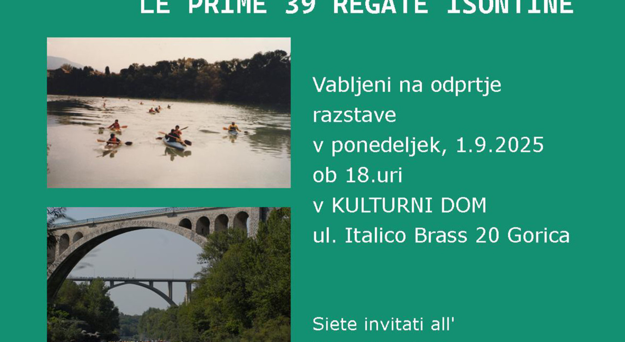Prvih 39 SOŠKIH REGAT – razstava